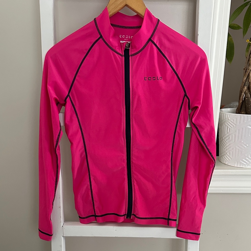 Tesla Full Zip Long Sleeve Rash Guard